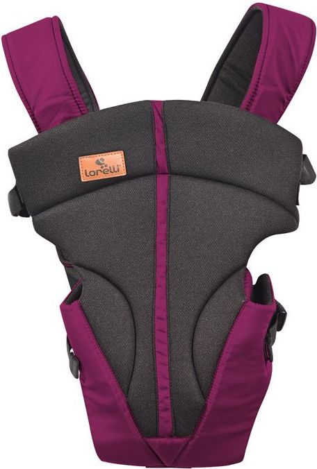 Lorelli Dětské nosítko Journey Dark Red Cyclamen&Black 2021 - obrázek 1