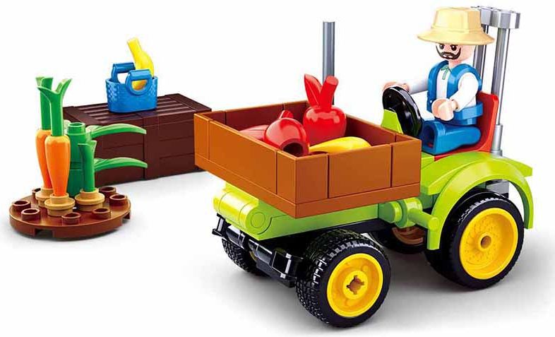 Sluban Town Farma M38-B0776 Traktůrek na ovoce - obrázek 3