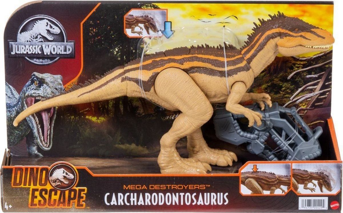 Mattel Jurský svět obrovský dinosaurus Carcharodontosaurus - obrázek 7