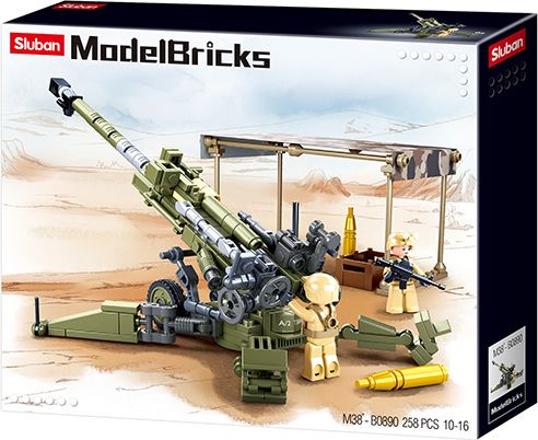 Sluban Army Model Bricks M38-B0890 M777 Howitzer - obrázek 1