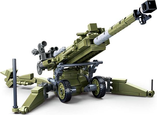 Sluban Army Model Bricks M38-B0890 M777 Howitzer - obrázek 4