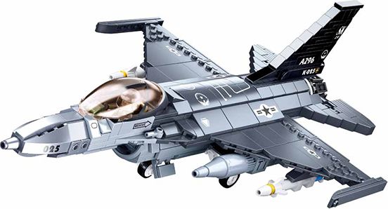 Sluban Army Model Bricks M38-B0891 Falcon Stíhačka - obrázek 2