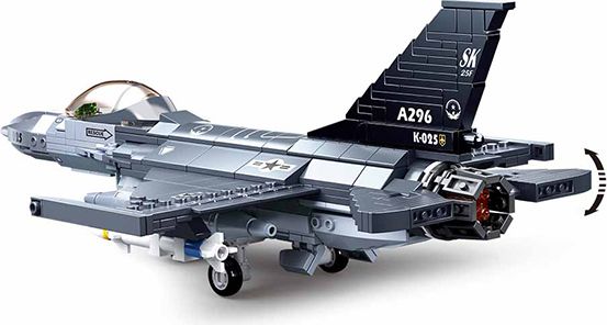 Sluban Army Model Bricks M38-B0891 Falcon Stíhačka - obrázek 3