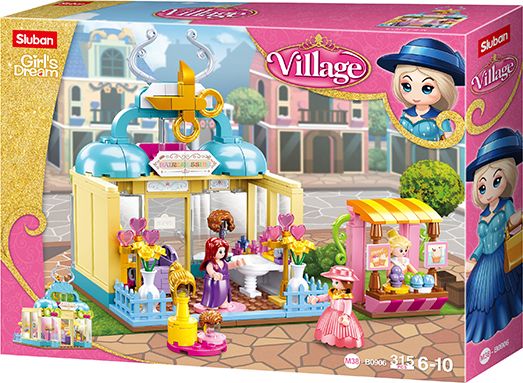 Sluban Girls Dream Village M38-B0906 Dobový salon krásy - obrázek 1