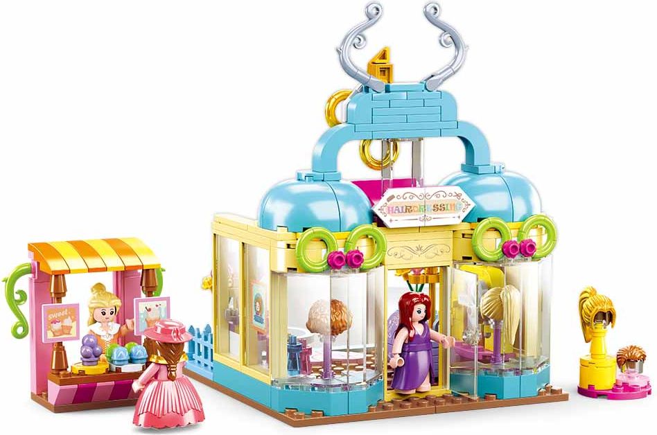 Sluban Girls Dream Village M38-B0906 Dobový salon krásy - obrázek 3