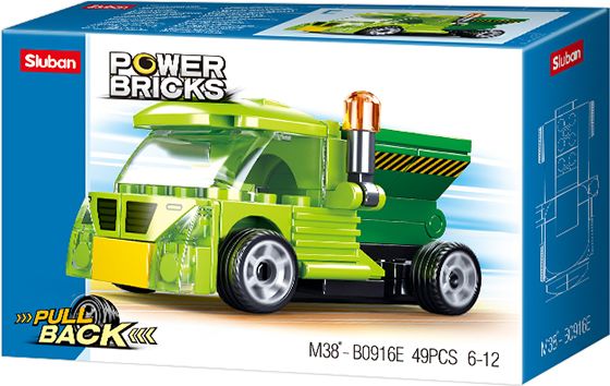 Sluban Power Bricks M38-B0916E Natahovací auto sklápěč - obrázek 1