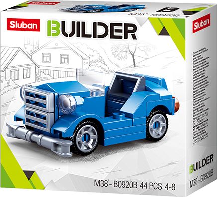 Sluban Builder M38-B0920B Modrý kabriolet - obrázek 1