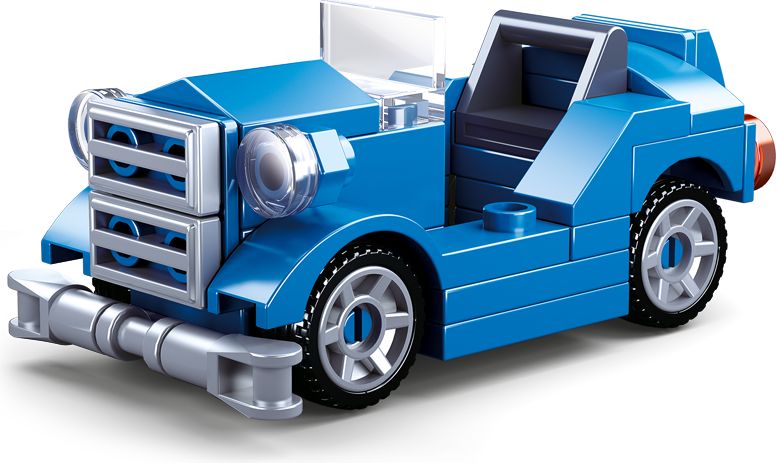 Sluban Builder M38-B0920B Modrý kabriolet - obrázek 2