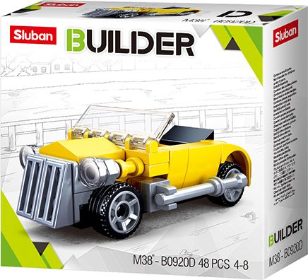 Sluban Builder M38-B0920D Žlutý kabriolet - obrázek 1