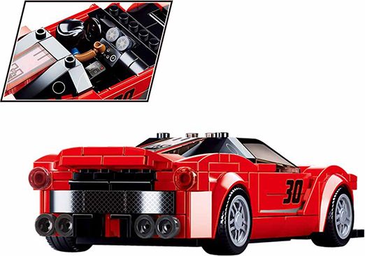 Sluban Model Bricks M38-B0955 Červený italský sporťák - obrázek 2
