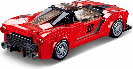 Sluban Model Bricks M38-B0955 Červený italský sporťák - obrázek 3