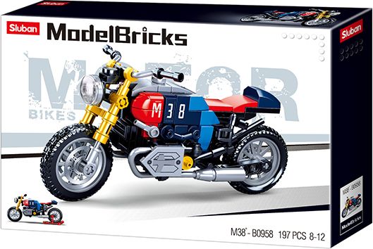 Sluban Model Bricks M38-B0958 Motorka Café racer - obrázek 1