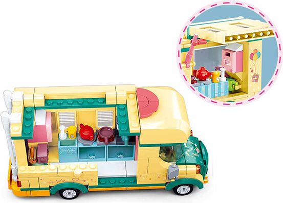 Sluban Girls Dream M38-B0960 Obytný vůz - obrázek 4