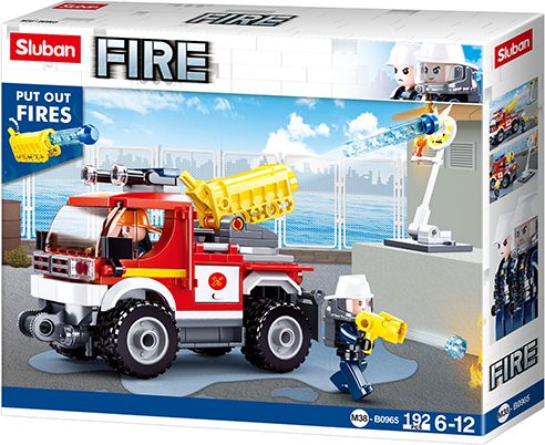 Sluban Hasiči M38-B0965 Off-road s vodním dělem - obrázek 1