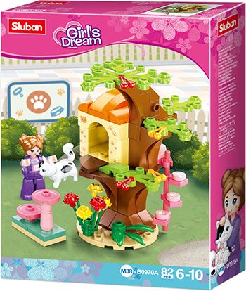Sluban Girls Dream M38-B0970A Kočičí domeček na stromě - obrázek 1
