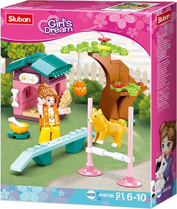 Sluban Girls Dream M38-B0970B Cvičiště pro pejsky - obrázek 1