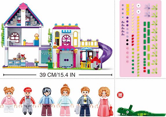 Sluban Girls Dream M38-B0974 Zábavná vila - obrázek 4