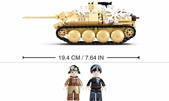 Sluban Army Bitva o Budapešť M38-B0976 Stíhač tanků - obrázek 3