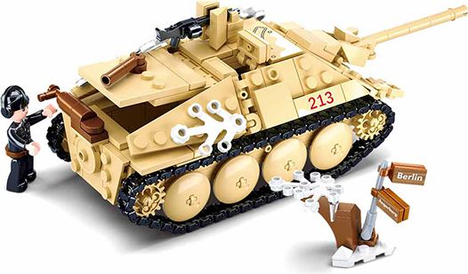 Sluban Army Bitva o Budapešť M38-B0976 Stíhač tanků - obrázek 4