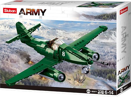 Sluban Army Bitva o Budapešť M38-B0977 Stíhací letoun - obrázek 1
