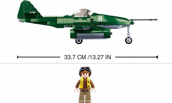 Sluban Army Bitva o Budapešť M38-B0977 Stíhací letoun - obrázek 3