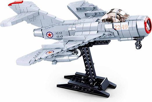 Sluban Model Bricks M38-B0983 Proudový stíhací letoun MiG-15 - obrázek 4