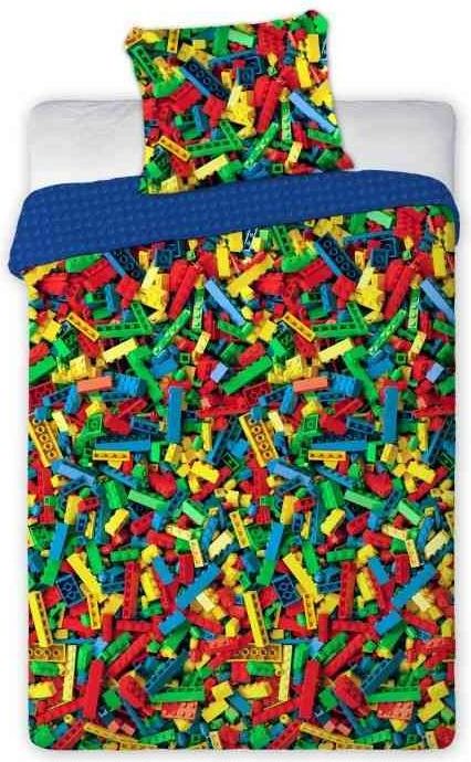 FARO Povlečení Kostky Colorful Bavlna, 140/200, 70/90 cm - obrázek 1