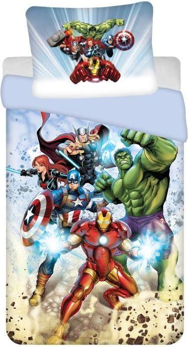 JERRY FABRICS Povlečení Avengers 02 micro Polyester - mikrovlákno, 140/200, 70/90 cm - obrázek 1