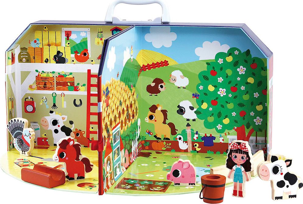Vilac Skládací farma v kufříku - obrázek 3