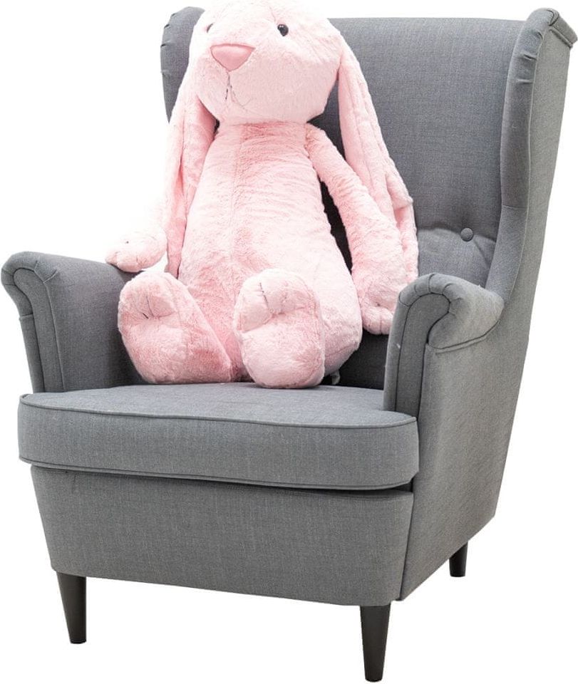 Aga4Kids Plyšový králík Figo 100 cm Růžový - obrázek 1