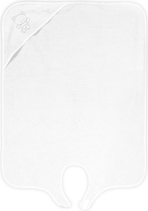 Lorelli Dětská osuška s kapucí 100x80 cm Duo White 2021 - obrázek 1