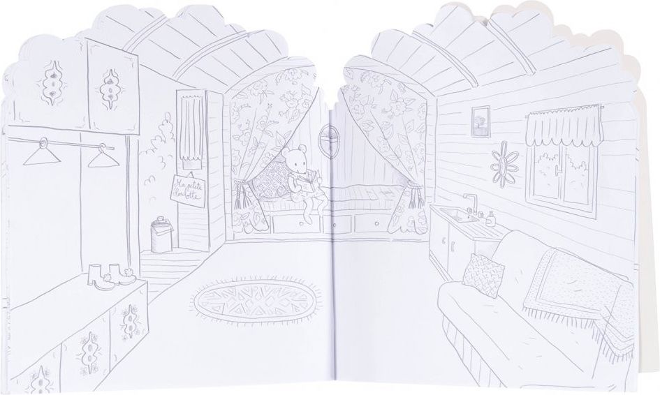 Moulin Roty Knížka se samolepkami Velká rodina - obrázek 3