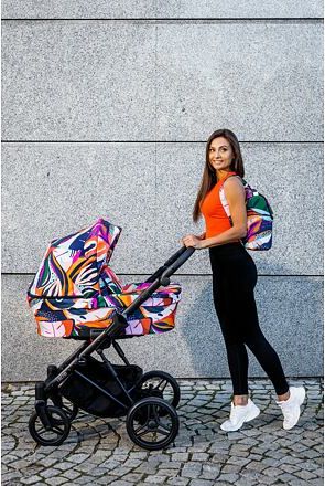 Kočárek Kunert Lazzio trojkombinace černý + zigzag - obrázek 36