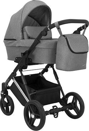 Kočárek Kunert Lazzio Premium trojkombinace stříbrný rám šedý - obrázek 2
