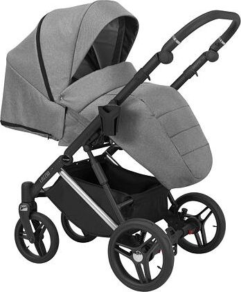 Kočárek Kunert Lazzio Premium trojkombinace stříbrný rám šedý - obrázek 4