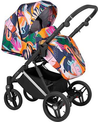 Kočárek Kunert Lazzio Premium dvojkombinace stříbrný rám barevný - obrázek 4