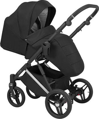 Kočárek Kunert Lazzio Premium dvojkombinace stříbrný rám černý + zigzag - obrázek 4