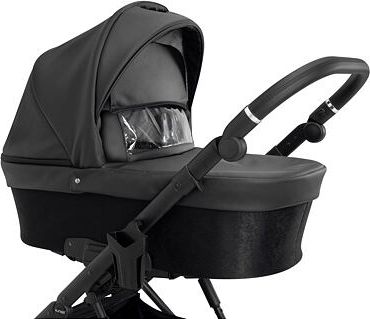 Kočárek Kunert Lazzio Premium dvojkombinace stříbrný rám černý + bordó - obrázek 6