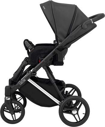 Kočárek Kunert Lazzio Premium dvojkombinace stříbrný rám černý + bordó - obrázek 13