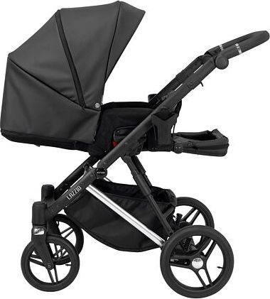 Kočárek Kunert Lazzio Premium dvojkombinace stříbrný rám černý + bordó - obrázek 16