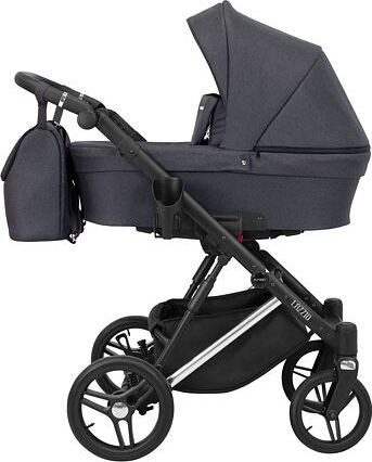 Kočárek Kunert Lazzio Premium dvojkombinace stříbrný rám antracitový - obrázek 1