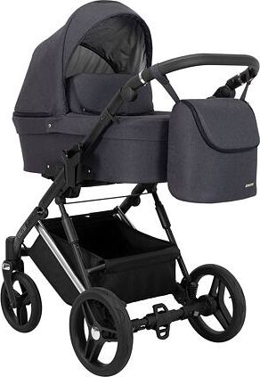 Kočárek Kunert Lazzio Premium dvojkombinace stříbrný rám antracitový - obrázek 2