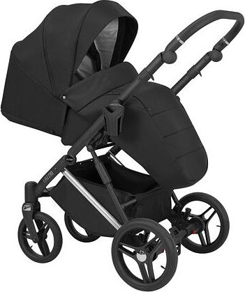 Kočárek Kunert Lazzio Premium trojkombinace stříbrný rám černý + zigzag - obrázek 4