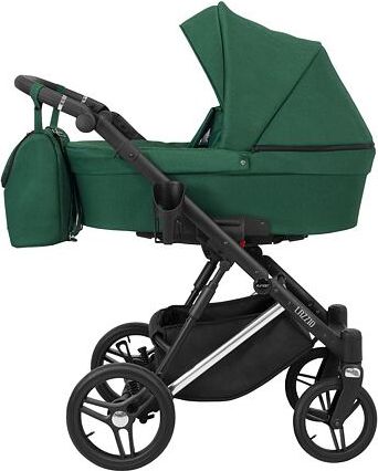 Kočárek Kunert Lazzio Premium trojkombinace stříbrný rám zelený - obrázek 1