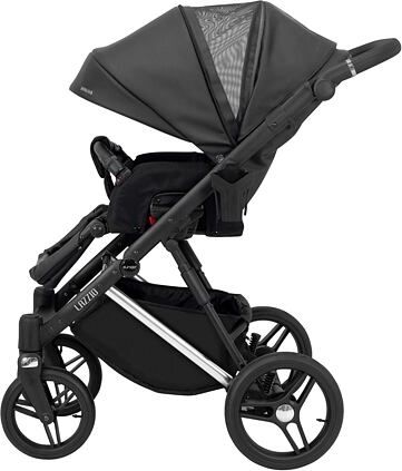 Kočárek Kunert Lazzio Premium trojkombinace stříbrný rám černý + bordó - obrázek 16