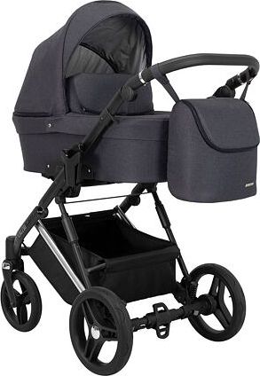 Kočárek Kunert Lazzio Premium trojkombinace stříbrný rám antracitový - obrázek 2