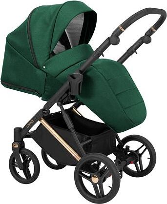 Kočárek Kunert Lazzio Premium dvojkombinace cooper rám zelený - obrázek 4