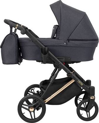 Kočárek Kunert Lazzio Premium dvojkombinace cooper rám antracitový - obrázek 1