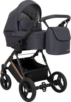 Kočárek Kunert Lazzio Premium dvojkombinace cooper rám antracitový - obrázek 2