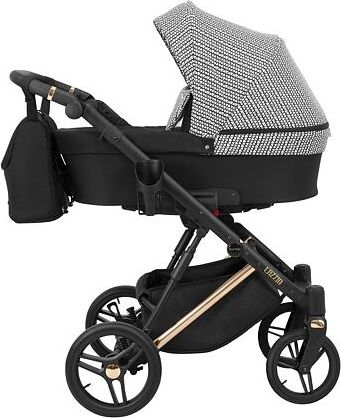 Kočárek Kunert Lazzio Premium trojkombinace cooper rám černý + zigzag - obrázek 1